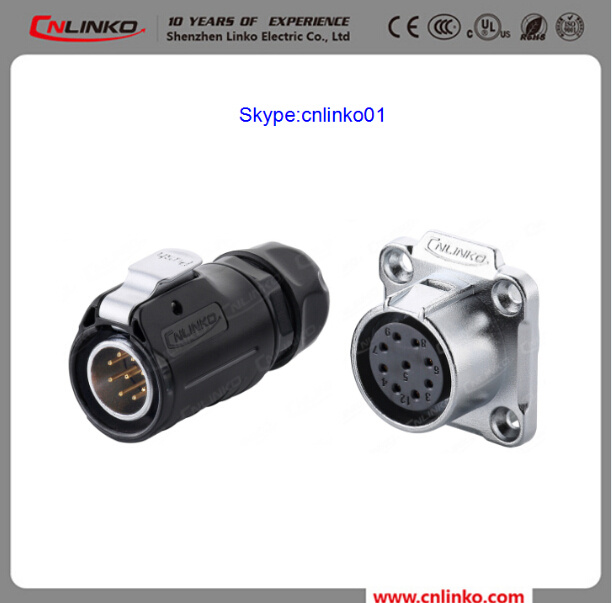 Cnlinko High Quality Adapter 9 Pin Connector for Signal Equipment Plug and Socket