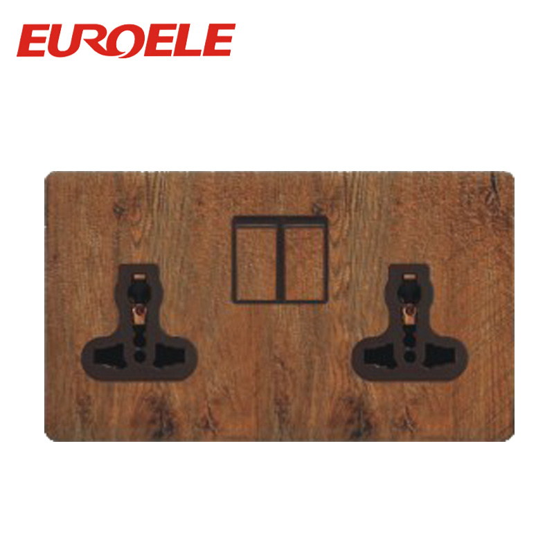 Nice Outlook Universal Model 2 Gang 13A Switched Wall Socket