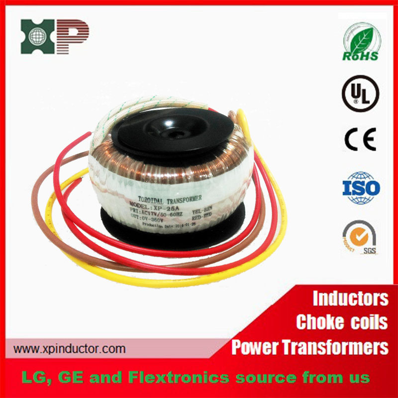 RoHS ISO9001 25va 45va 90va Audio Toroidal Power Transformer