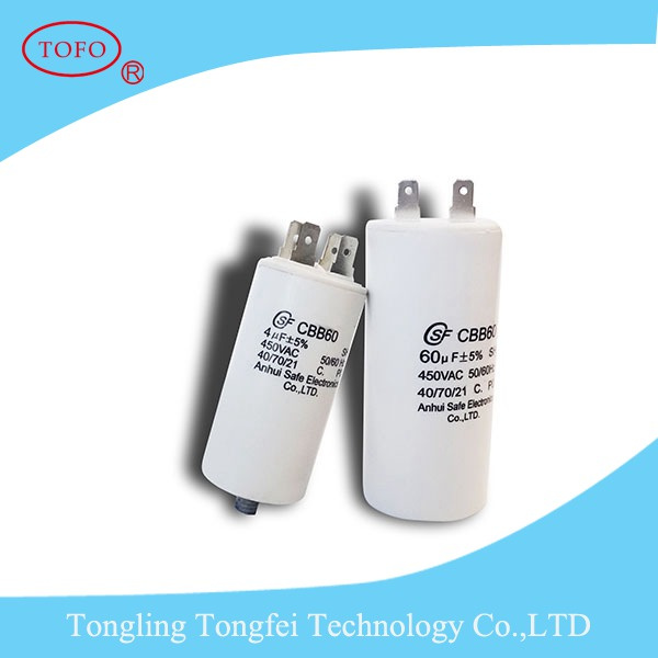 Cbb60 Motor Run Water Pump Capacitor