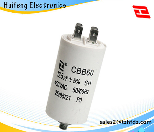 Hf Cbb60 AC Motor Capacitor with Pin Series