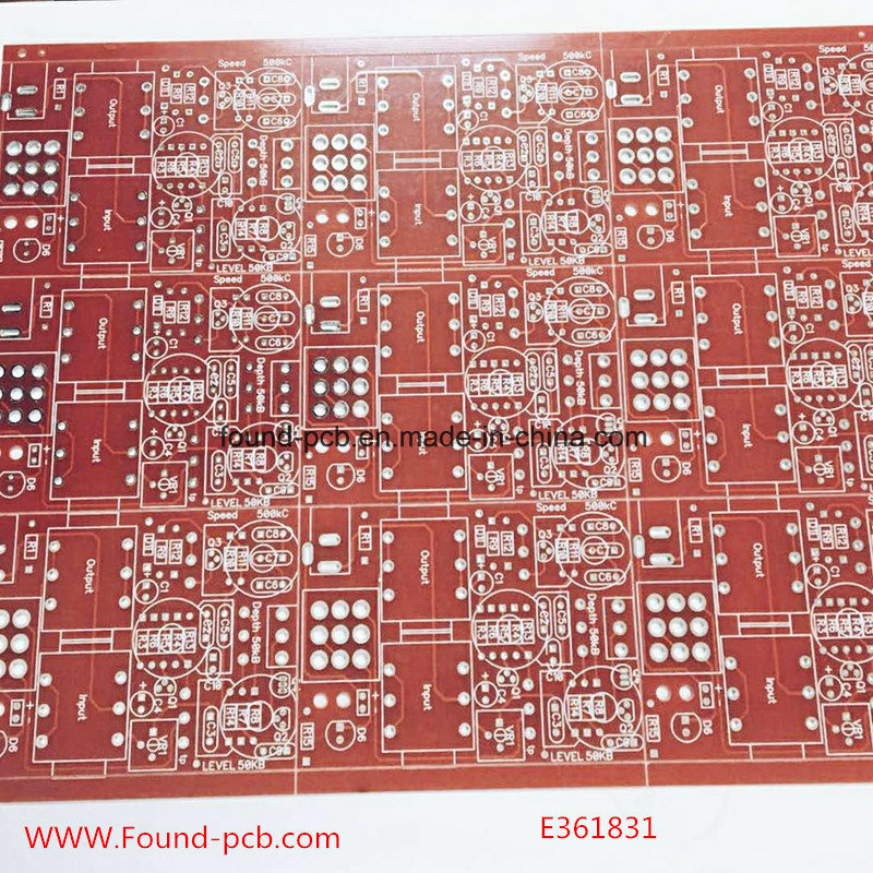 4 Layer Multilayer PCB with Red Oil Soldermask