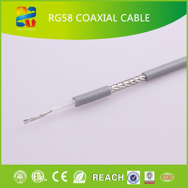 50ohm PVC  Rg58 Electrical  Coaxial Cable  Wire
