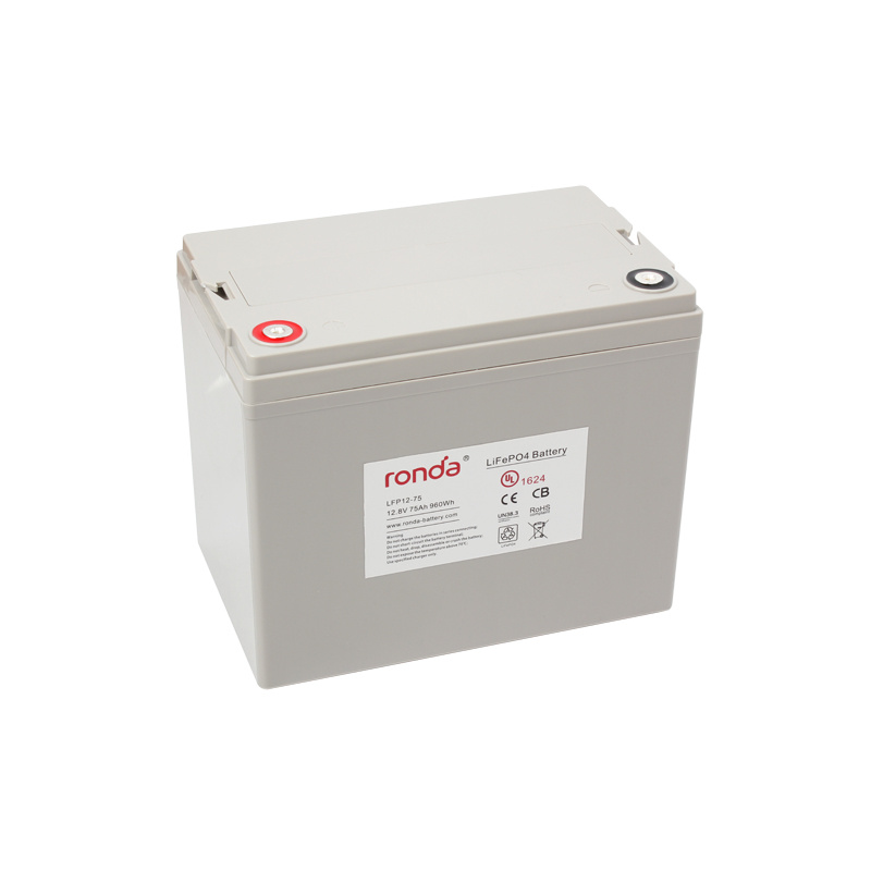 12V 75ah Solar Light Lithium Battery Pack for UPS System (CB, UN38.3, ISO14001)