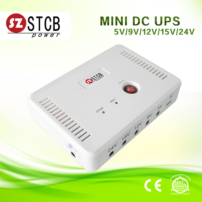 New Designed Mini UPS with 5V 9V 12V 15V 24V DC Output