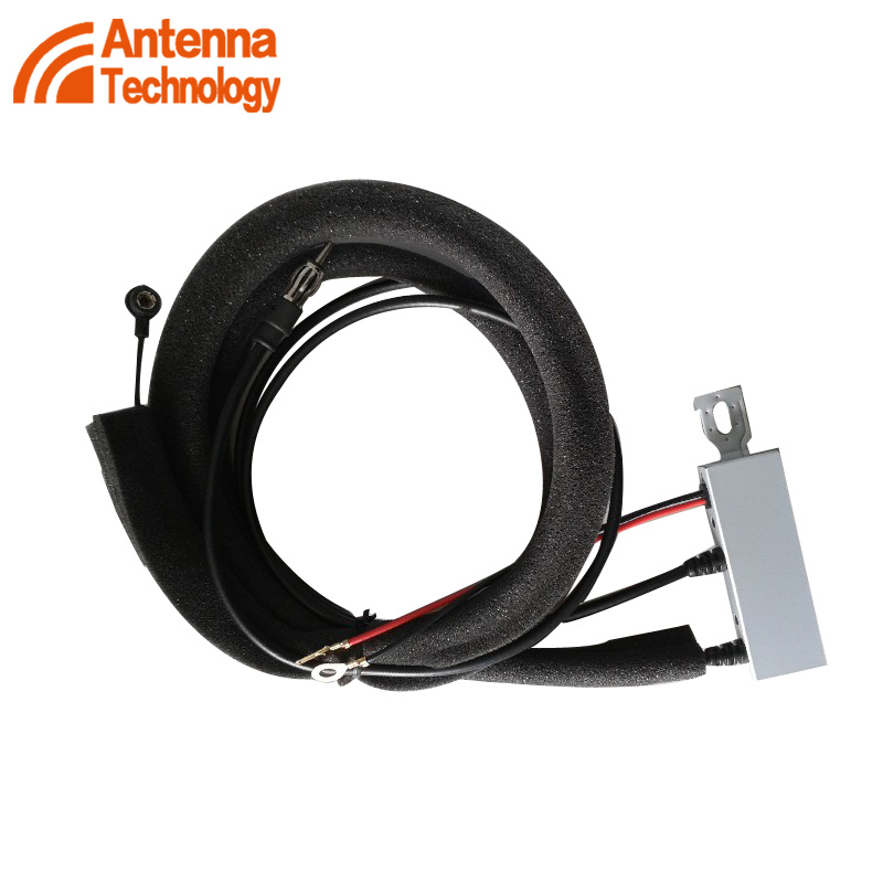 Glass Active Radio Antenna with 75 Ohms Impedance