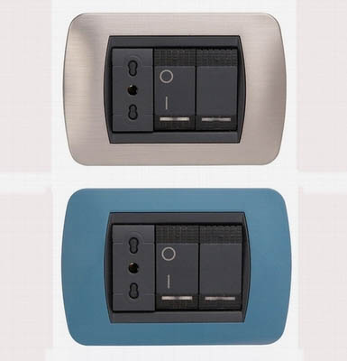 Ee-LV1 Itanlian 3 Module Wall Switch and Socket