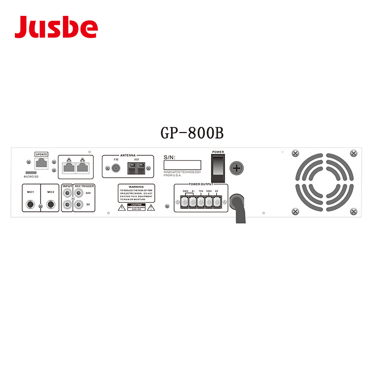 Gp Series 800-2000W High Power Public Address Amplifier