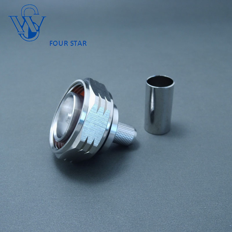 Male Plug Crimp 7/16 DIN Connector for LMR400 Cable