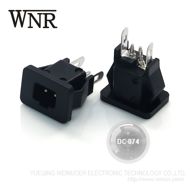 Female Metal Charge 2 Pins DC Power Jack DC-074