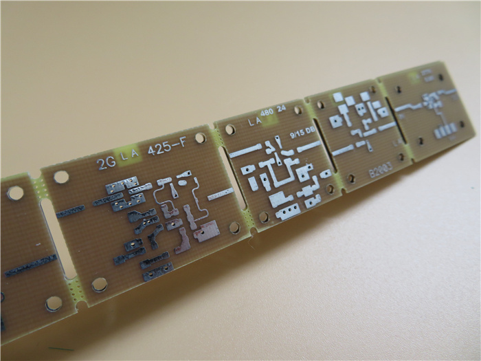 0.8mm Double Sided PCB Built 1 Panel with 5 Designs