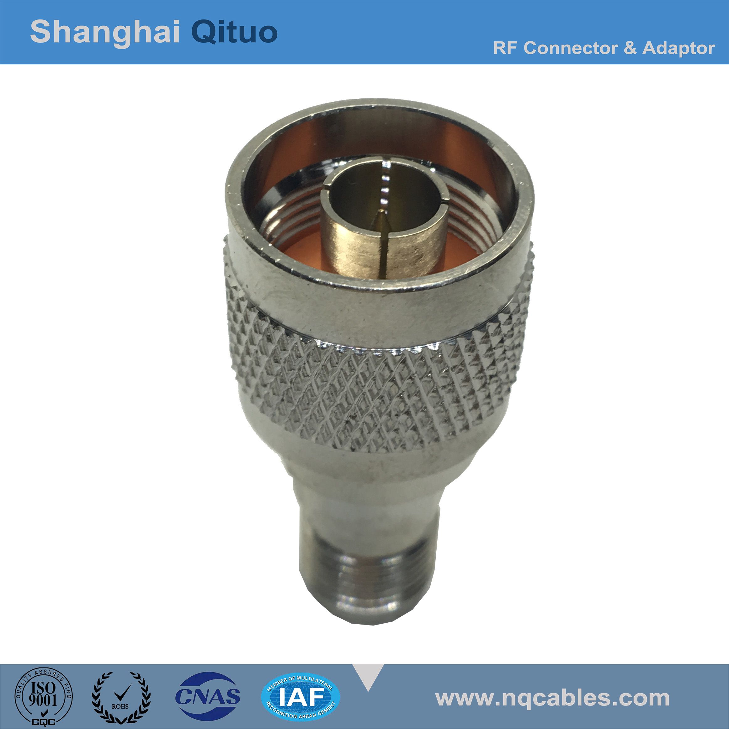 RF Connector Adaptor Reversed Polarity N Male Plug to TNC Female Jack