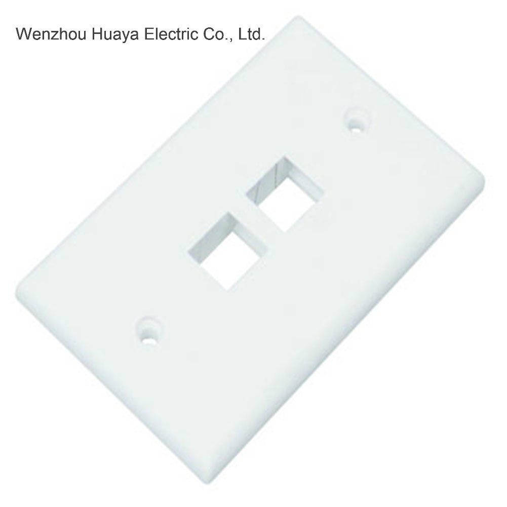 American 2 Gang Broadband Cover UL Listed