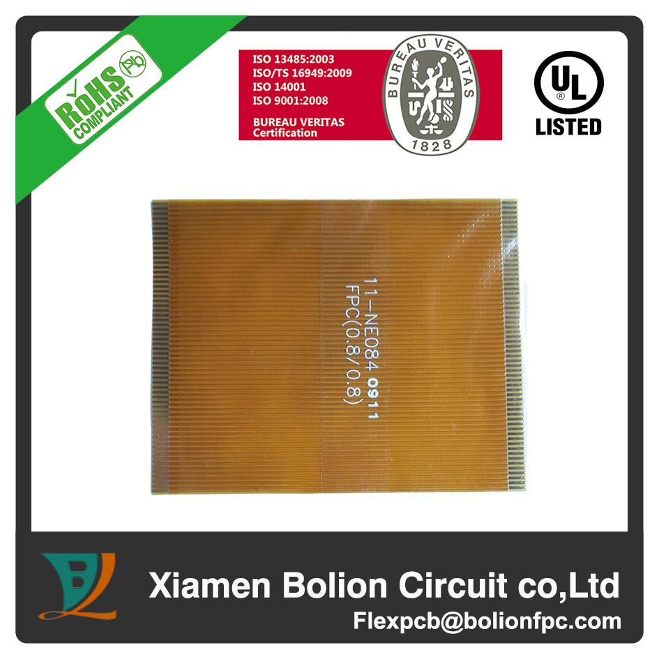 Single-Sided Flexible PCB with Immersion Gold