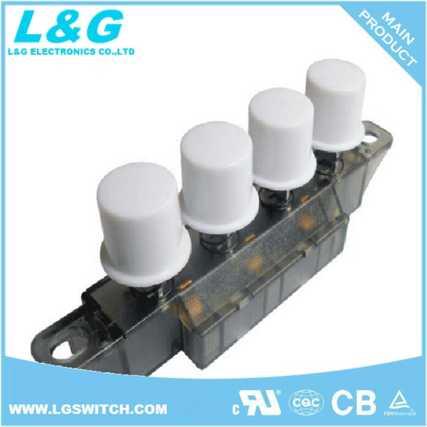 Fan 2-5 Position Key Push Button Switches