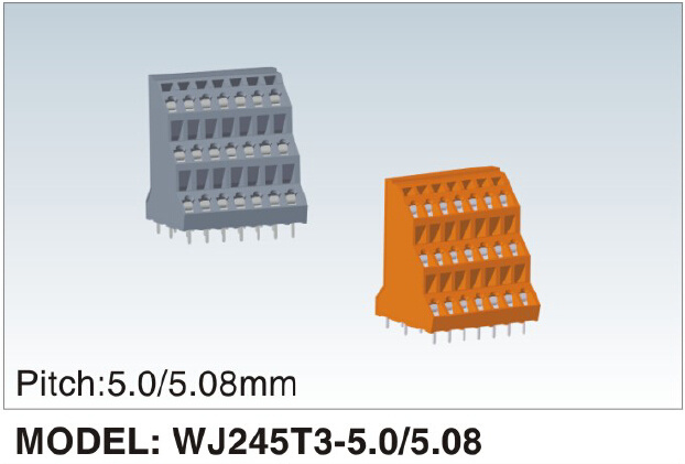 New Developing Mcs Terminal Block (WJ245T3-5.0/5.08mm)