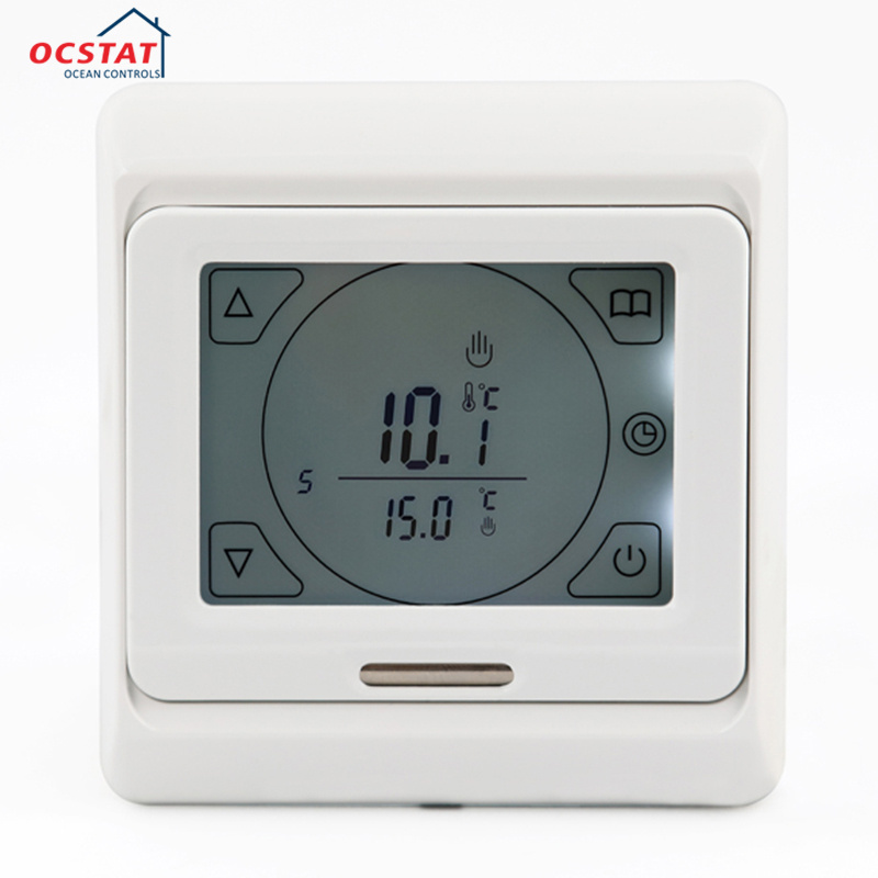 7 Day Programmable Touch Screen 16AMP Floor Heating Thermostat