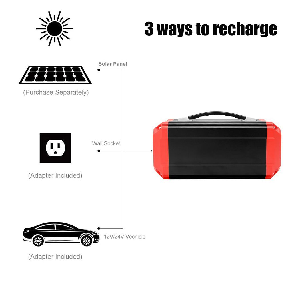 330wh 89200mAh Portable Generator Emergency Power Source