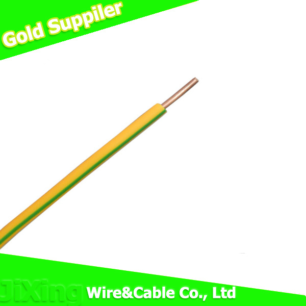 Yellow Green Copper Conductor Earth Wire
