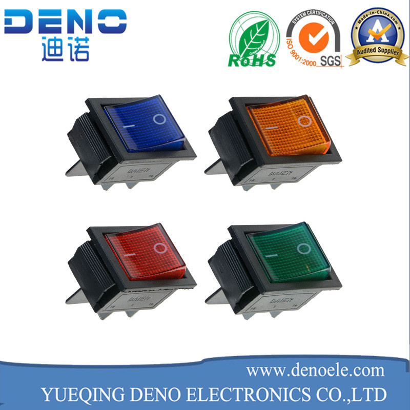 Hot Sale on-off Illuminated Rocker Switch