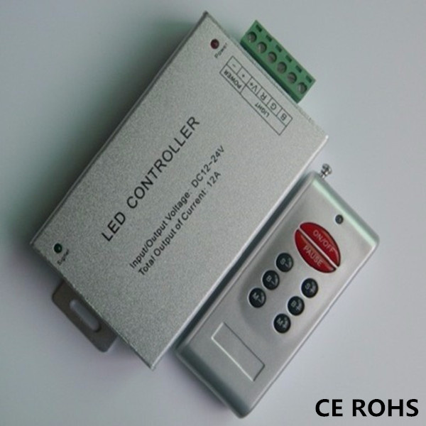 Big Power RGB RF 8-Key Controller for LED