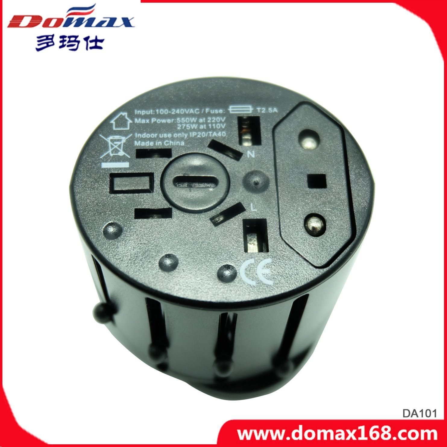 Universal Worldwide Multi Plug USB Travel Wall Charger Adapter