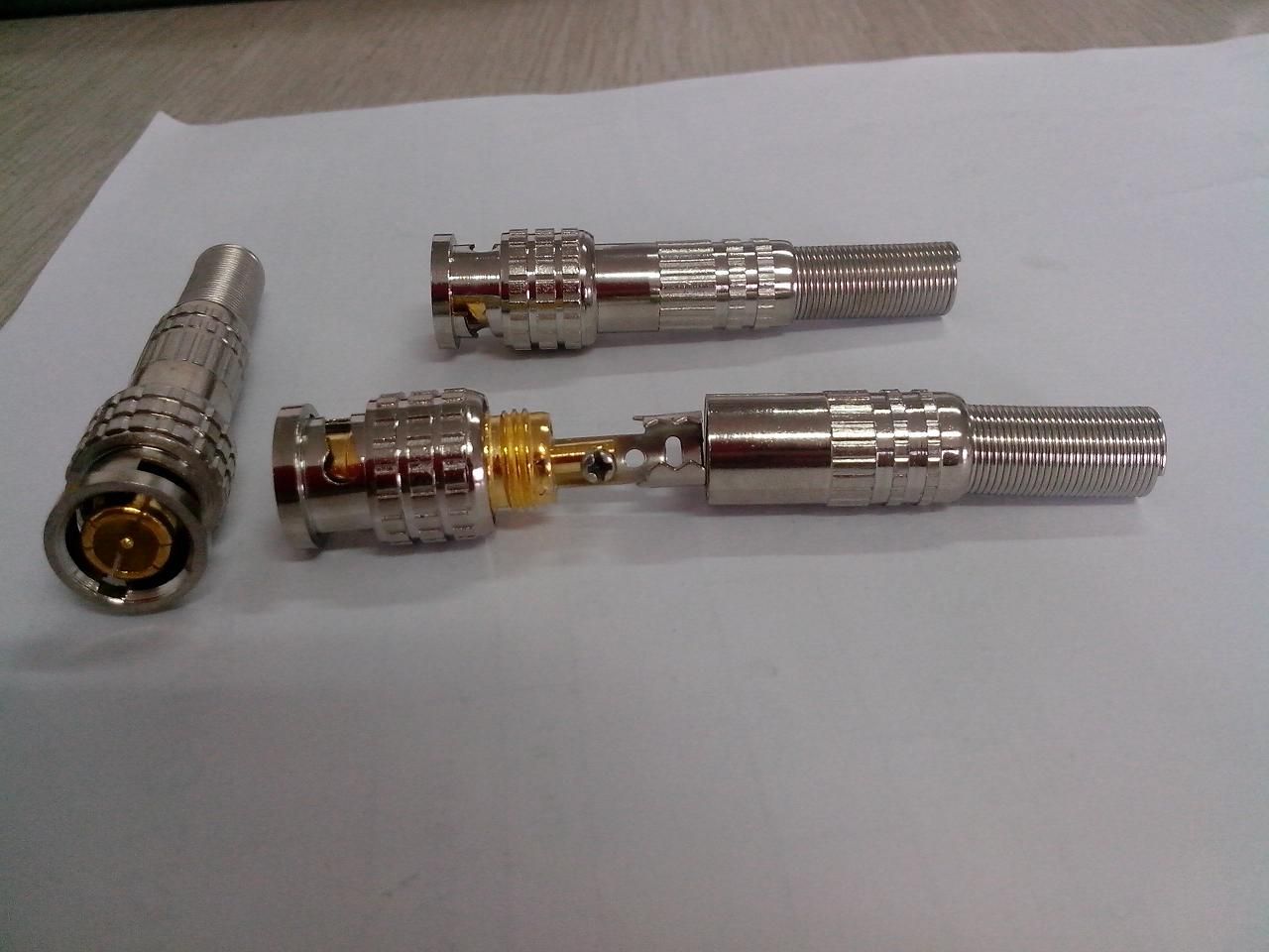 BNC Male with Spring Connector (WITH SCREW)