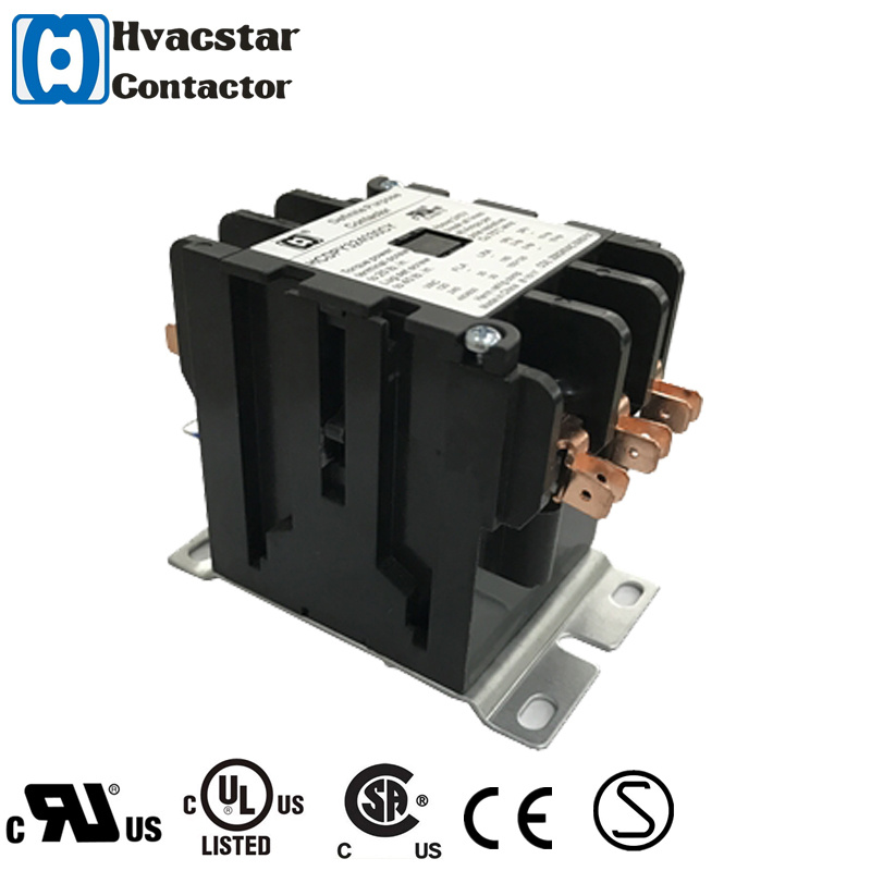 UL CSA Certificated 3 Pole 30 AMPS 220V AC Contactor Definite Purpose Contactor Dp Contactor