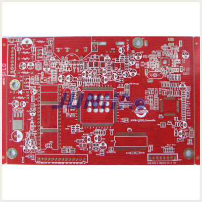 Double-Sided Red Solder Mask PCB with RoHS Standard