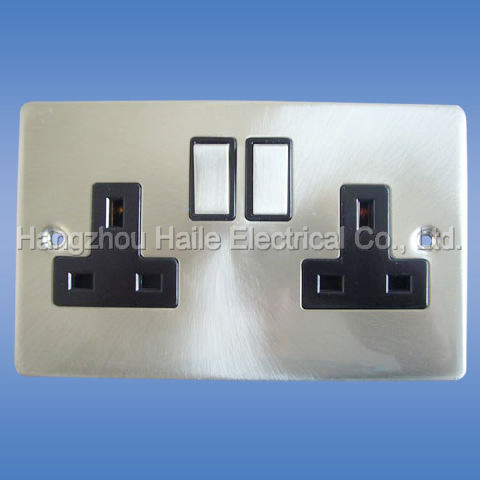 Double Switch Socket(UK Standard)