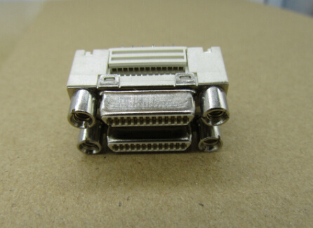 SCSI Connector 68 Position Champ Stacked Pitch 1.00, Righ Angle Type