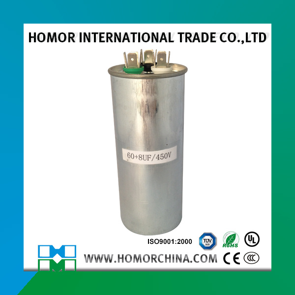 Air Conditioner Cbb65 Electrolytic Motor Run Capacitor, 450V Aluminum Electrolytic Capacitor
