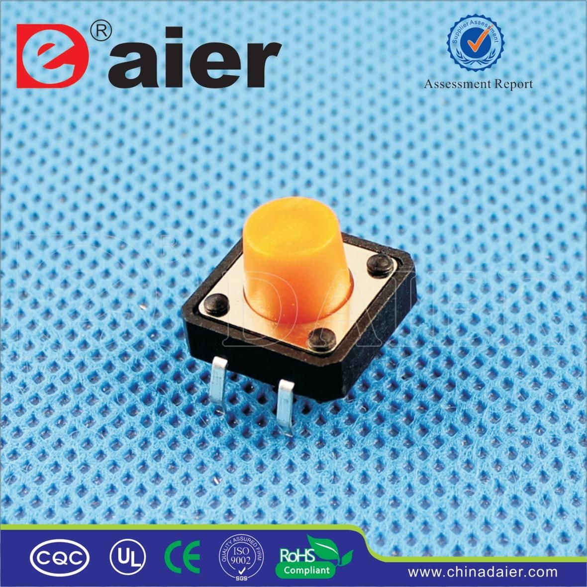 PCB Mini 4pin Push Button Switch, Tact Switch (KFC-012-H)