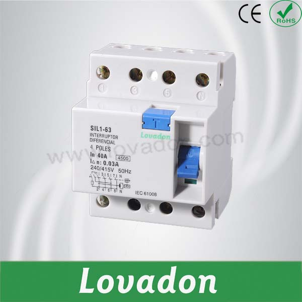 Best Sales Sil1 Series RCCB Residual Current Circuit Breaker
