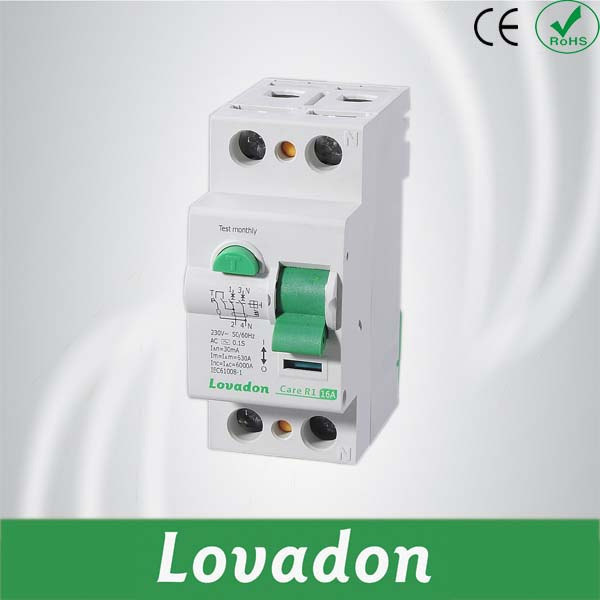 R1 Series RCCB 2p 16A Residual Current Circuit Breaker