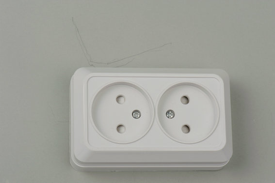 European Double Socket Outlet 1102X