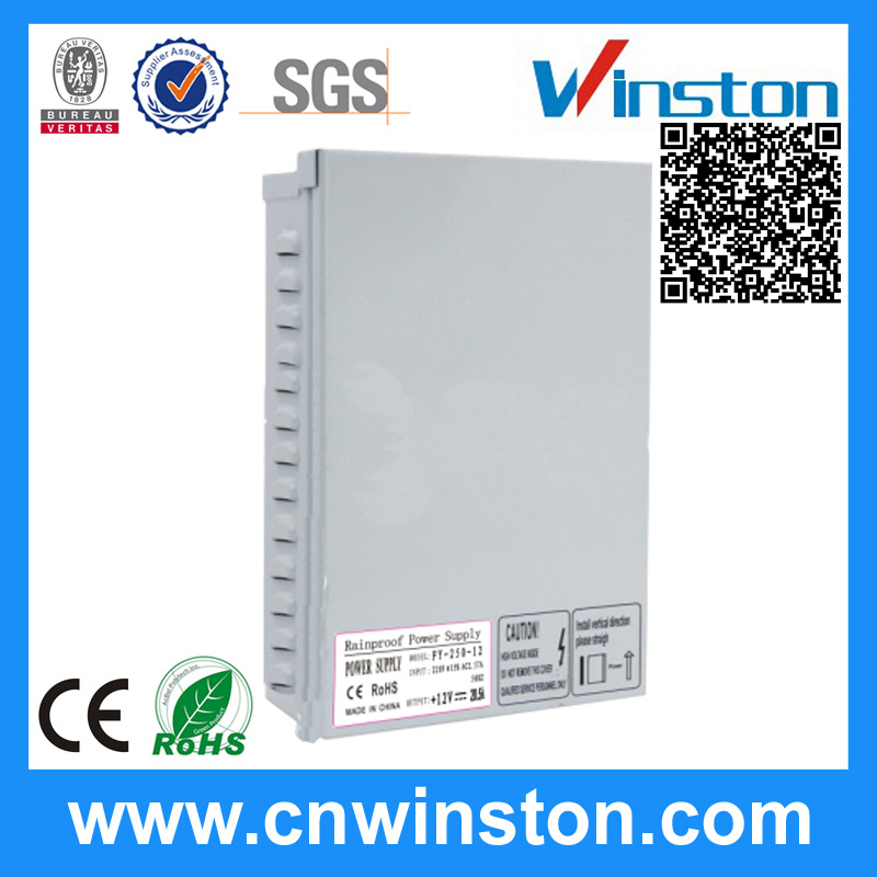 Fy-250W Single Output Rainproof LED Strip Power Supply