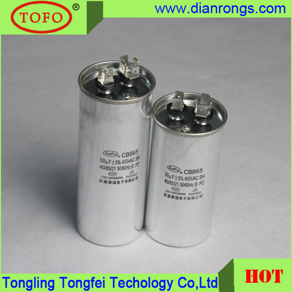 Cbb65 Run Air Conditioner Capacitor