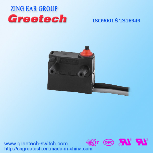 Mini Micro Switch with Wires Leads to Left Side