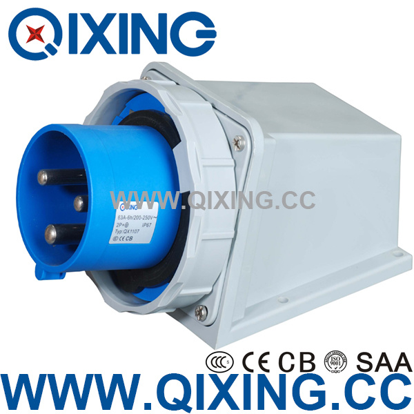 Qixing Cee/IEC Surface Mounted Plug IP67 63A 230V 3p