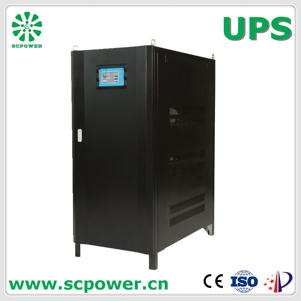 100kVA LCD Display Three Phase High Frequency Long Back up Time Parallel Online UPS
