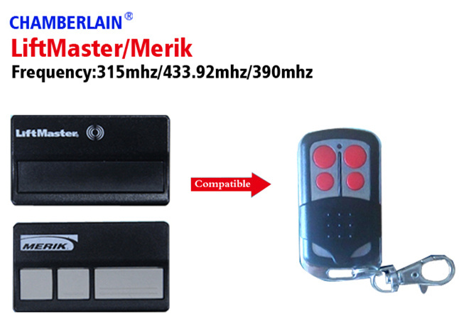 Merlin Remote Control Rolling Code 390MHz 315MHz and 433.92MHz