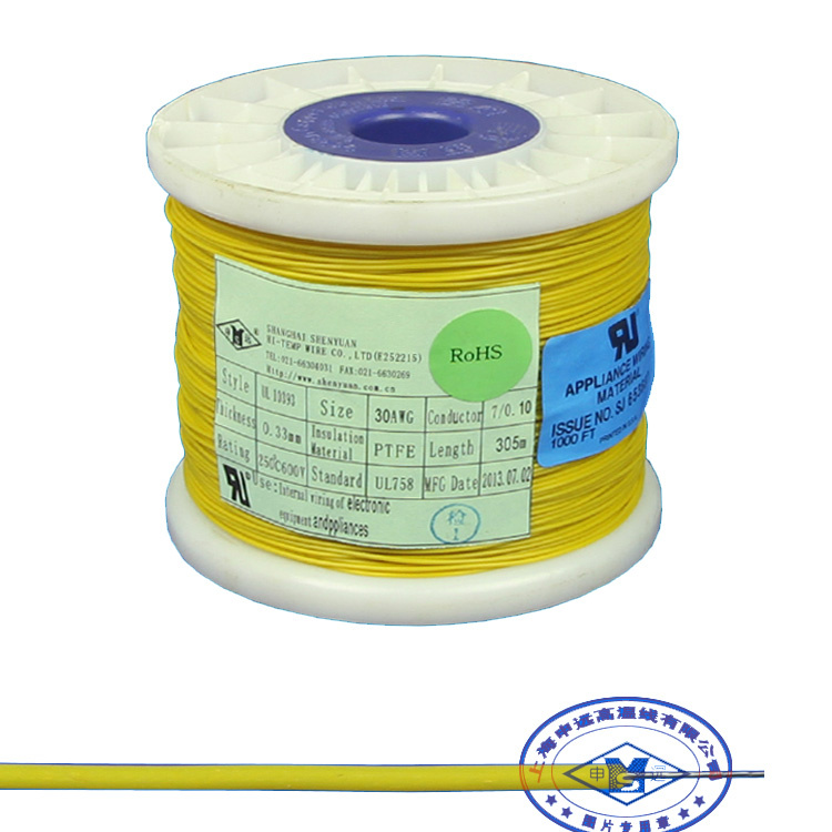 600V 250 Degree PTFE Teflon UL Certificate Wire