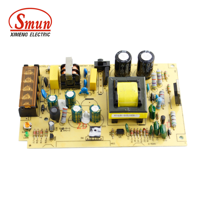 Smun S-60-5 60W 5VDC 12A Open Frame Power Supply Board
