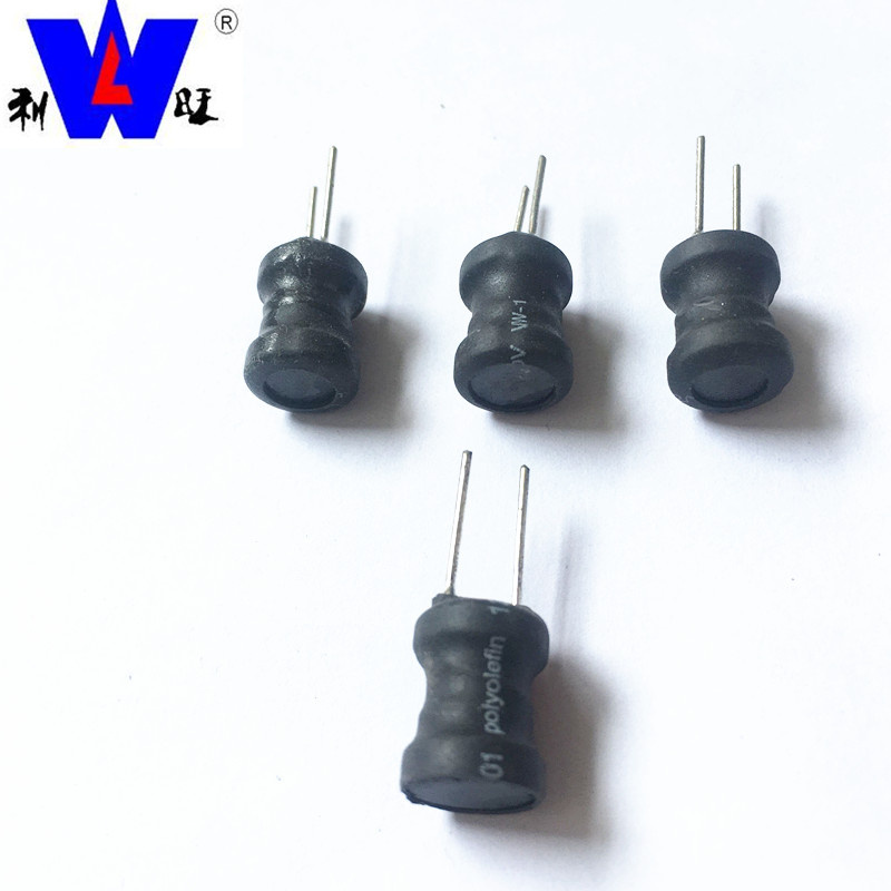 Ferrite Radial Drum Core Fixed Inductor 0.1mh
