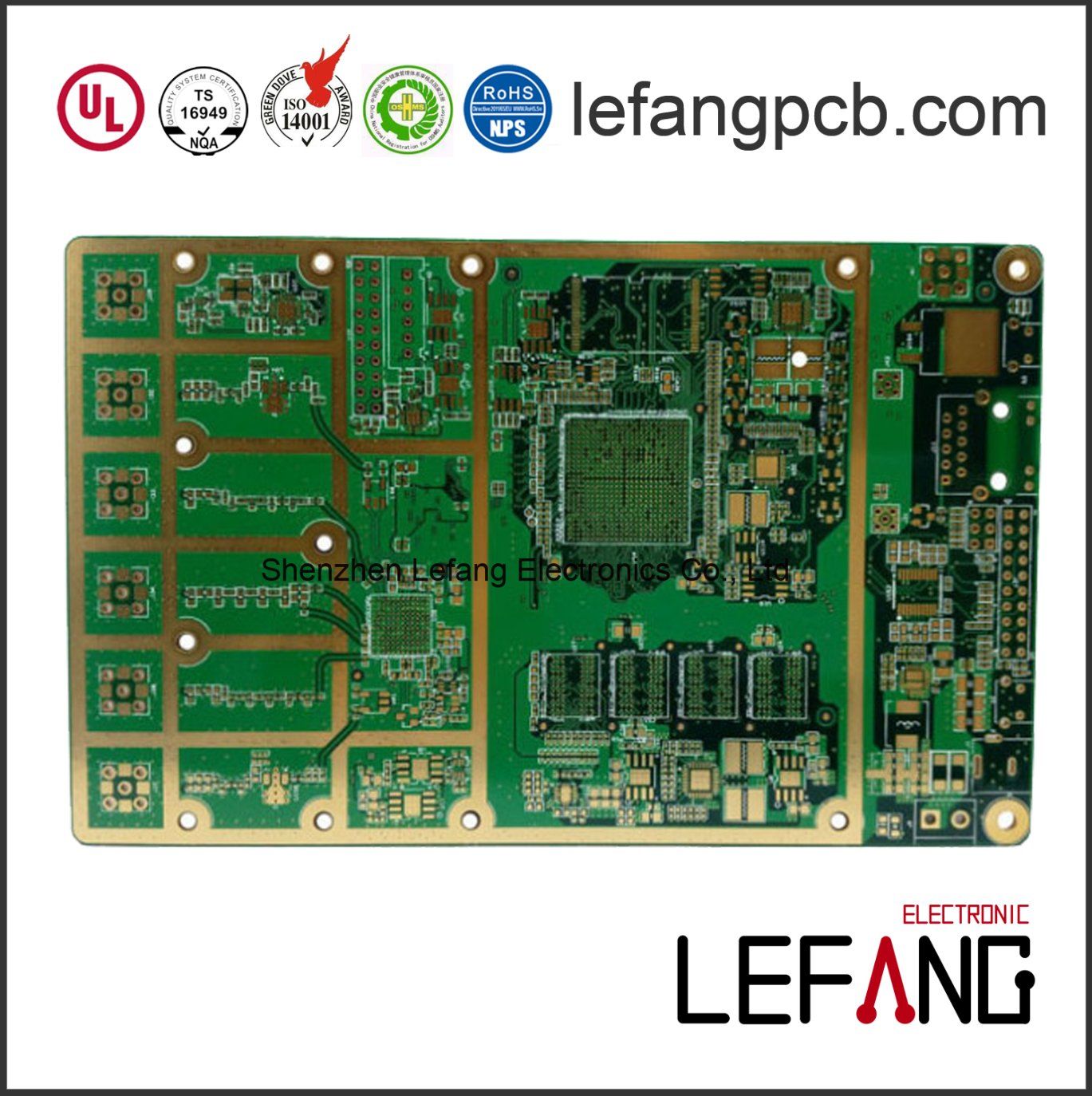 8 Layers PCB Board for Electronics Terminals