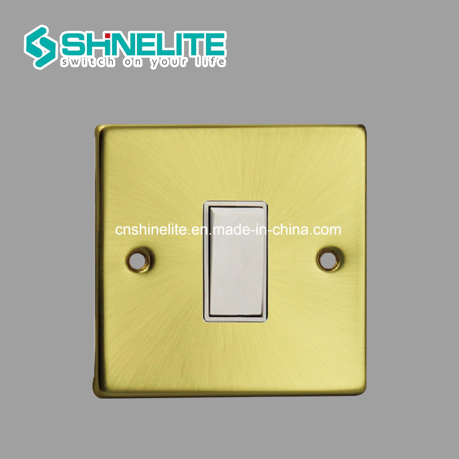 10A 1 Gang 1 Way Wall Switch with Ce OEM