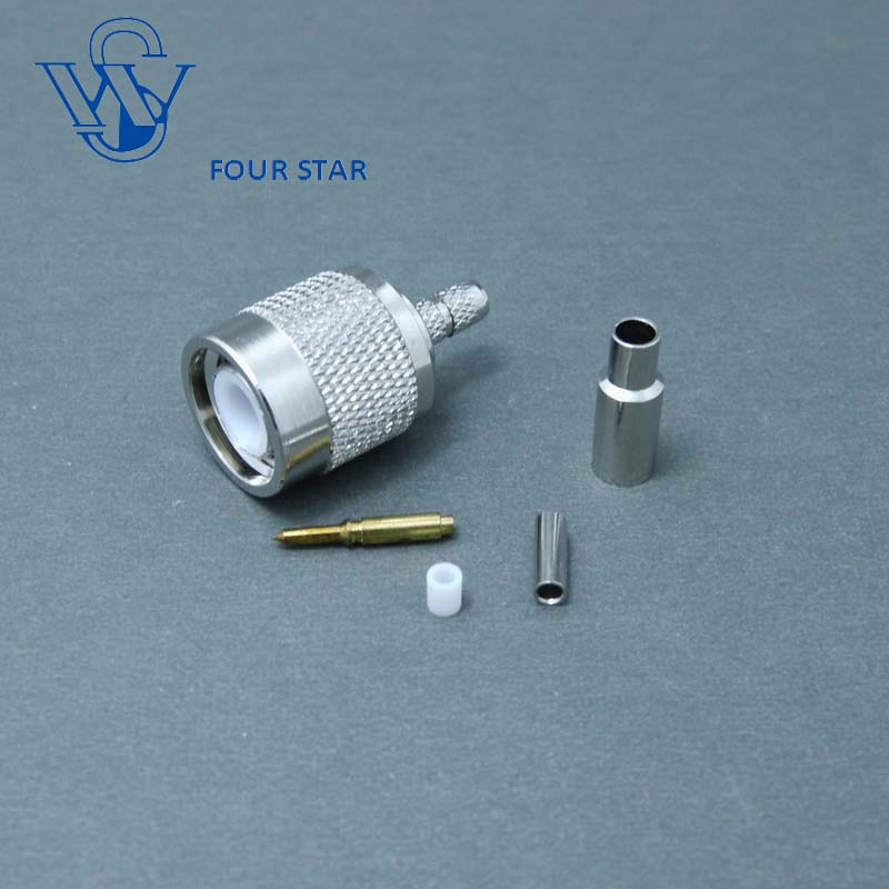 TNC Male Plug Crimp Connector for Rg316 Cable