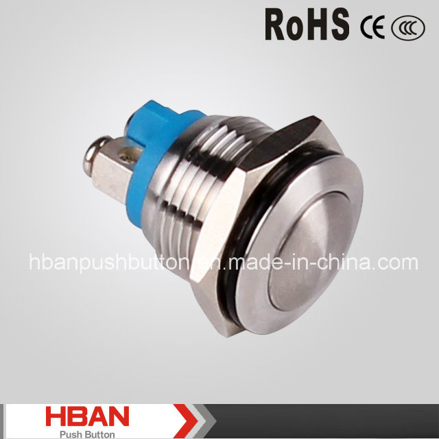 Hban 16mm Domed Head Screw Terminal Push Button Switch