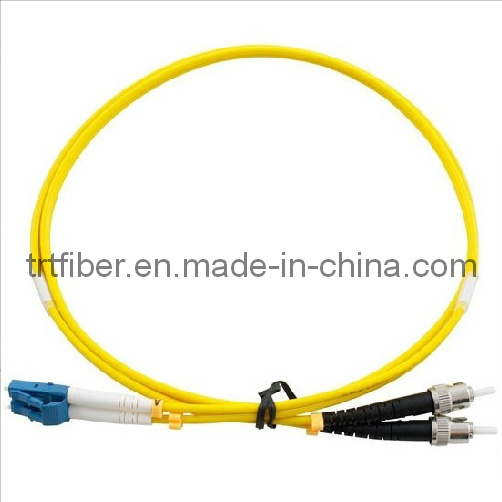 ST -LC Sm Duplex Fiber Optic Patch Cord